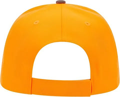 OTTO 78-754 Camouflage 6 Panel Low Profile Baseball Cap - Light Loden Brown Kelly Neon Orange - Olive Brown / One Size