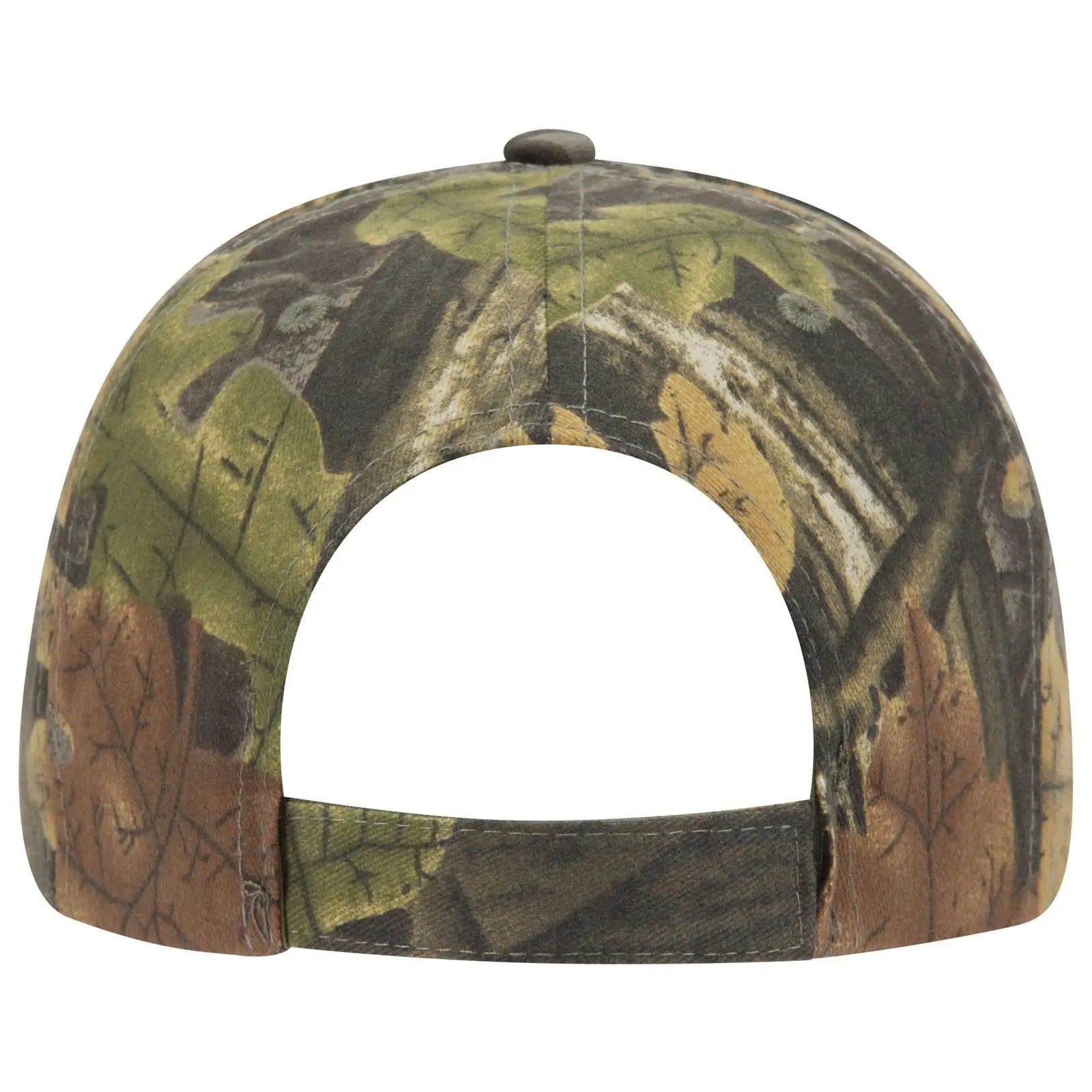 OTTO 78-835 Camouflage 6 Panel Low Profile Baseball Cap - Blk/Dk.Kha/Ch.Gry - Blk/Dk.Kha/Ch.Gry / 6 1/2’’ - 7 5/8’’