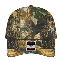 OTTO 78-835 Camouflage 6 Panel Low Profile Baseball Cap - Kha/Blk/Dk.Grn - Kha/Blk/Dk.Grn / 6 1/2’’ - 7 5/8’’