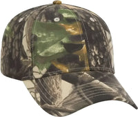 OTTO 78-835 Camouflage 6 Panel Low Profile Baseball Cap - Khaki Black Dark Green - Khaki Black / One Size Fits Most