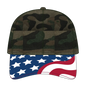 OTTO 80-1327 6 Panel Low Profile Baseball Cap - Camo 004 - Camo 004 / 6 1/2’’ - 7 5/8’’