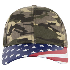 OTTO 80-1327 6 Panel Low Profile Baseball Cap - Camo 010 - Camo 010 / 6 1/2’’ - 7 5/8’’