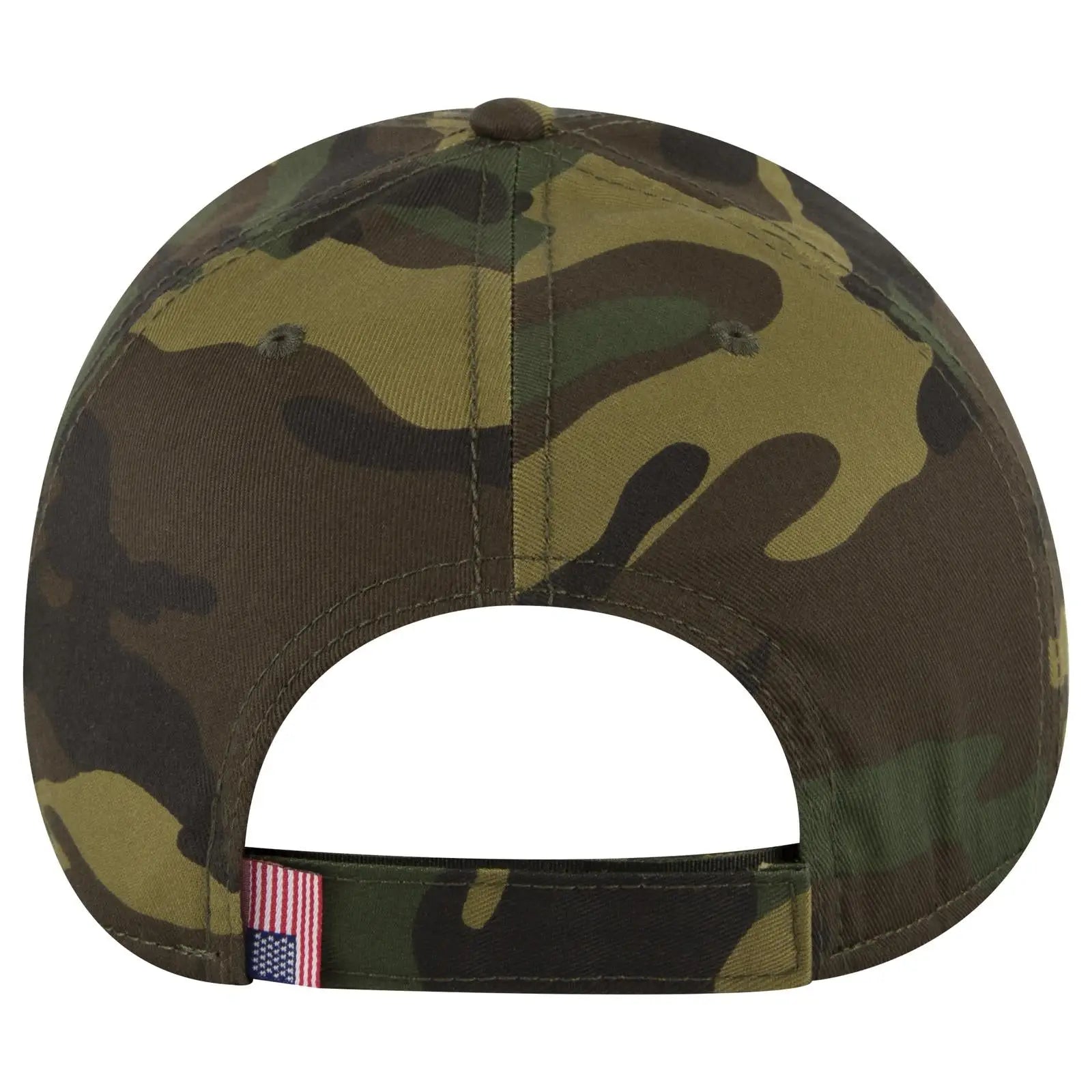 OTTO 80-1327 6 Panel Low Profile Baseball Cap - Dk.Grn/Brn - Dk.Grn/Brn / 6 1/2’’ - 7 5/8’’