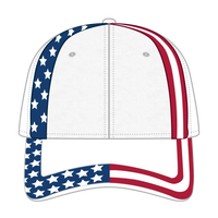 OTTO 80-1327 6 Panel Low Profile Baseball Cap - White - White / 6 1/2’’ - 7 5/8’’