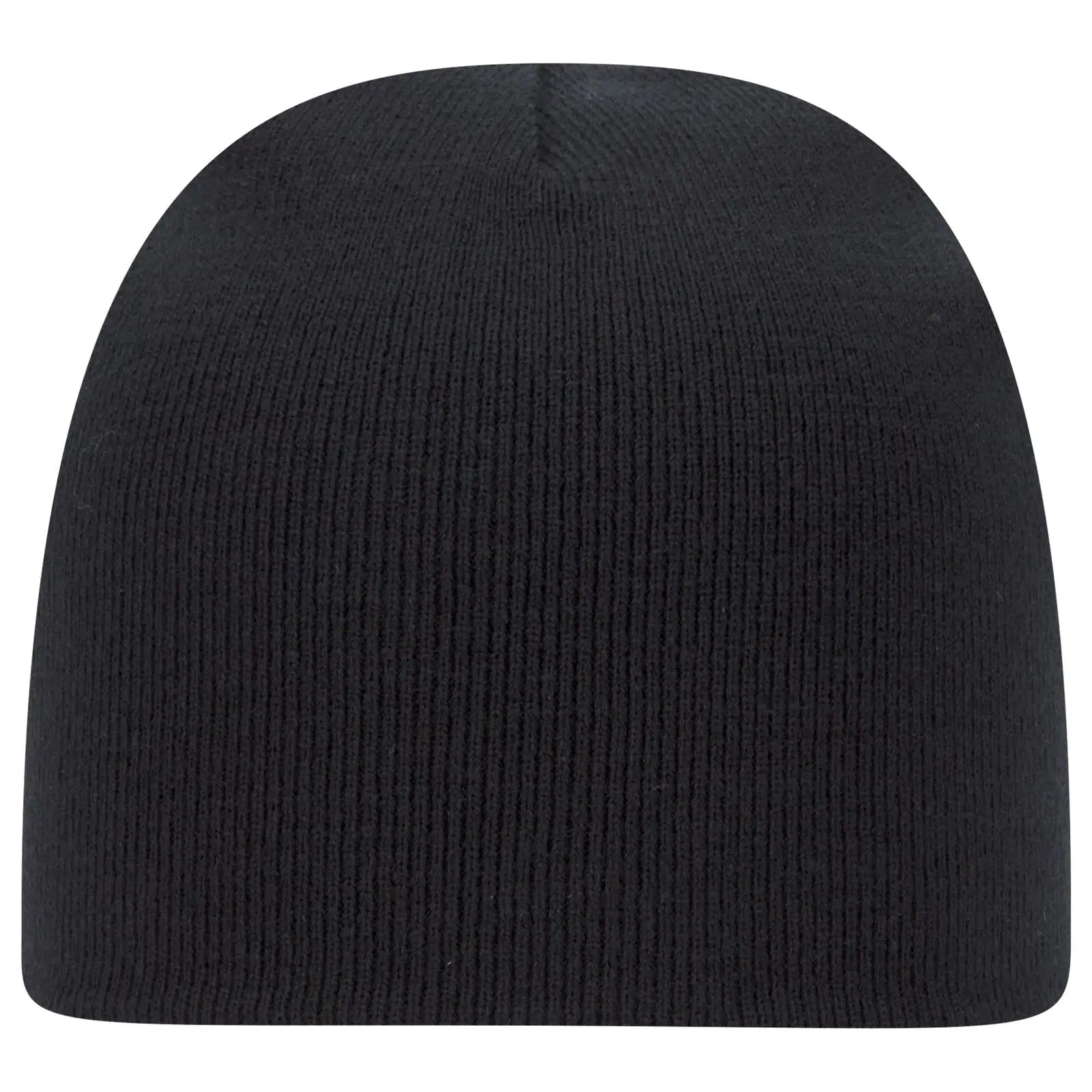 OTTO 82-1010 8’’ Classic Knit Beanie - Black - Black / 7 3/8’’ - 7 5/8’’