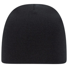 OTTO 82-1010 8’’ Classic Knit Beanie - Black - Black / 7 3/8’’ - 7 5/8’’