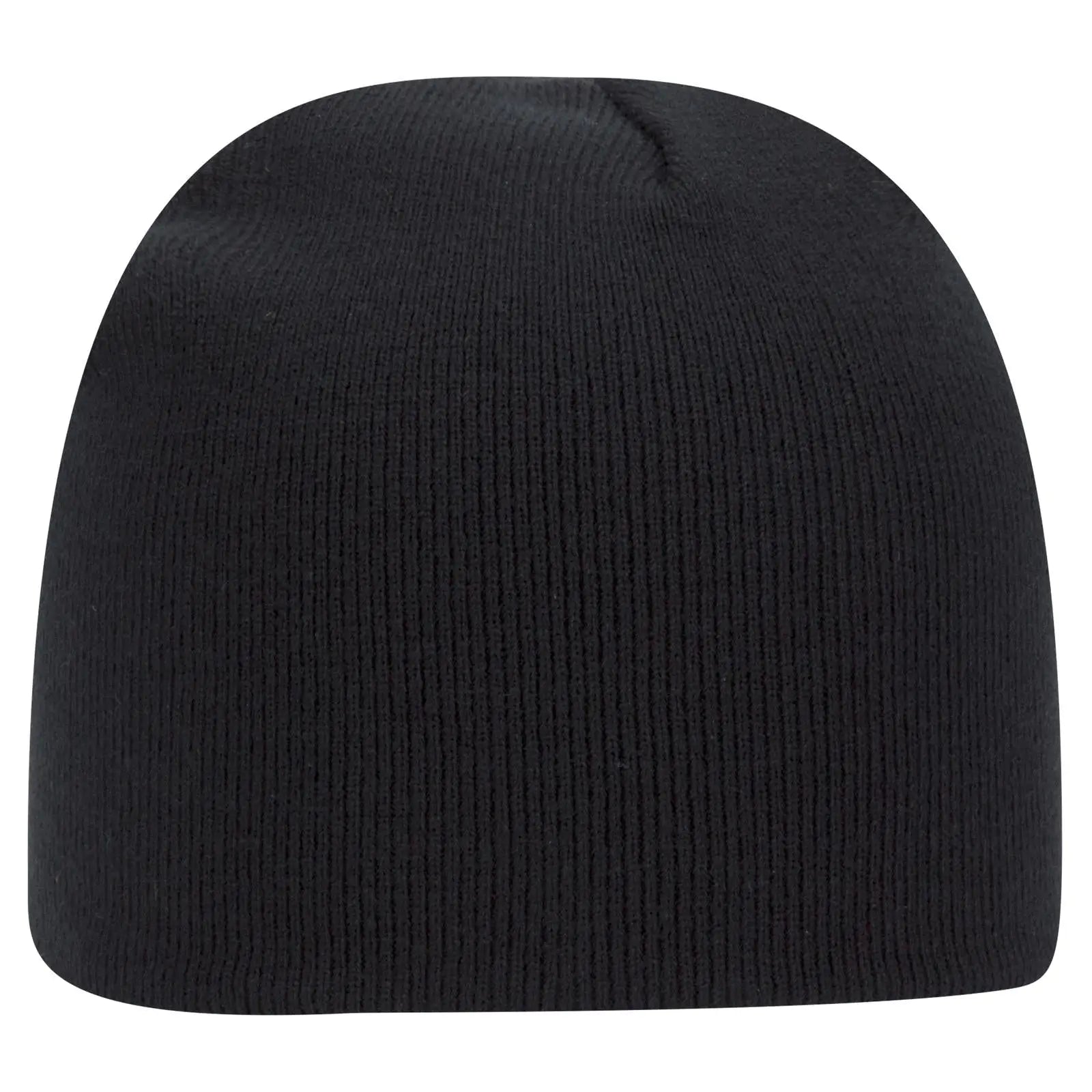 OTTO 82-1010 8’’ Classic Knit Beanie - Black - Black / 7 3/8’’ - 7 5/8’’