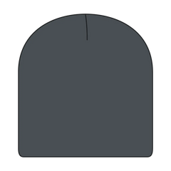 OTTO 82-1010 8’’ Classic Knit Beanie - Char. Gray - Char. Gray / 7 3/8’’ - 7 5/8’’