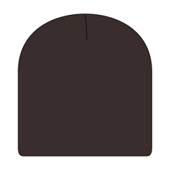 OTTO 82-1010 8’’ Classic Knit Beanie - Dk. Brown - Dk. Brown / 7 3/8’’ - 7 5/8’’