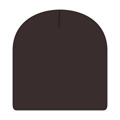 OTTO 82-1010 8’’ Classic Knit Beanie - Dk. Brown - Dk. Brown / 7 3/8’’ - 7 5/8’’