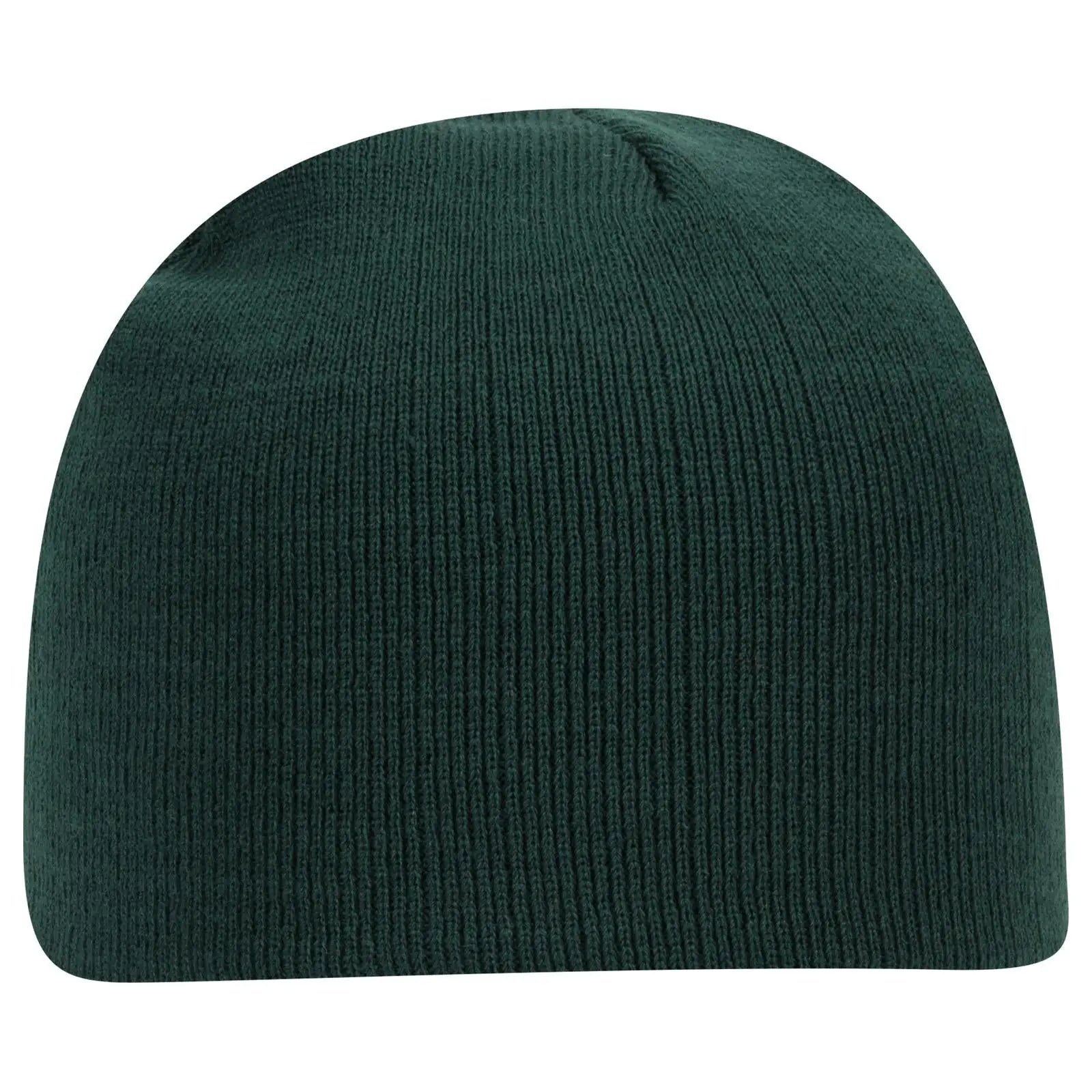 OTTO 82-1010 8’’ Classic Knit Beanie - Dk. Green - Dk. Green / 7 3/8’’ - 7 5/8’’