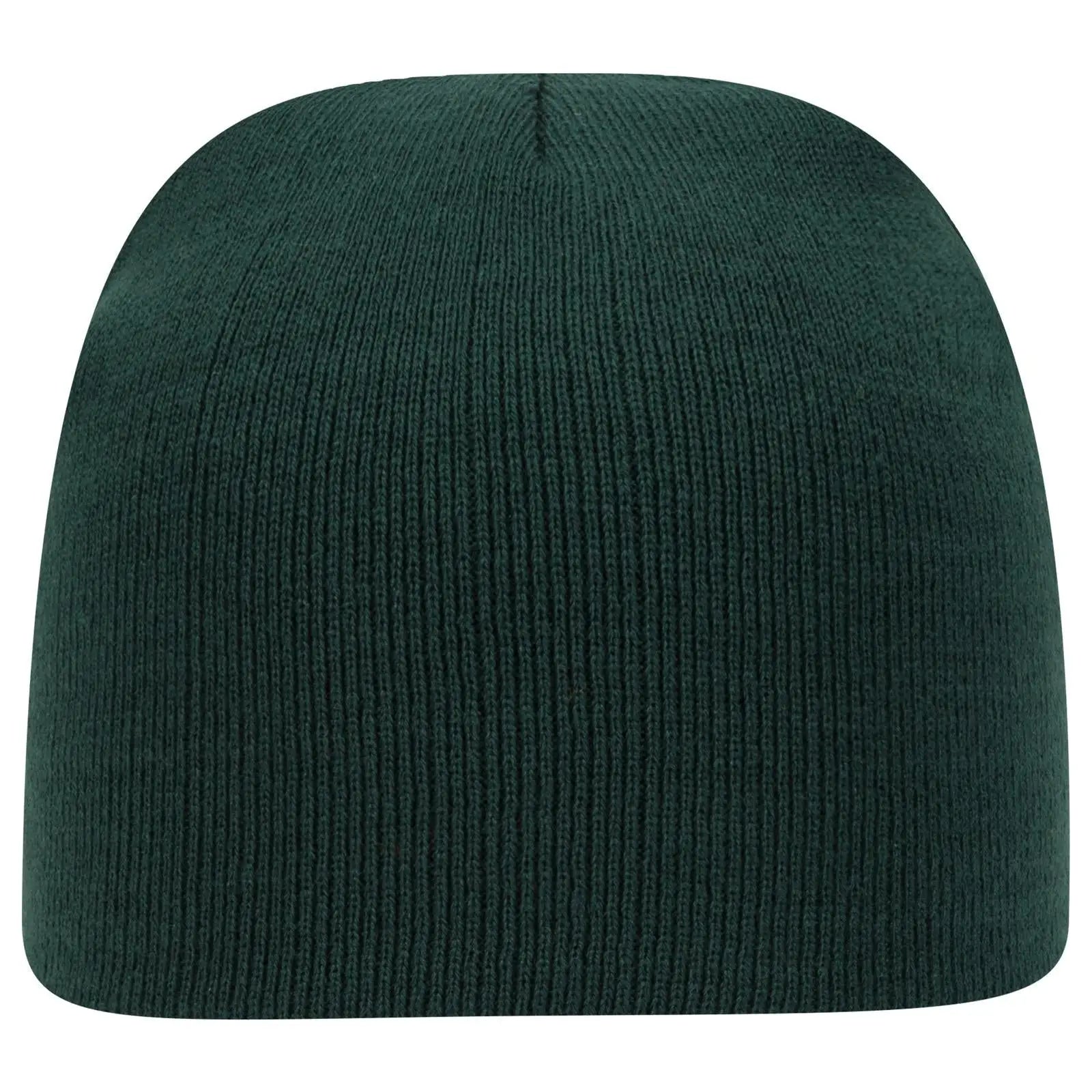OTTO 82-1010 8’’ Classic Knit Beanie - Dk. Green - Dk. Green / 7 3/8’’ - 7 5/8’’