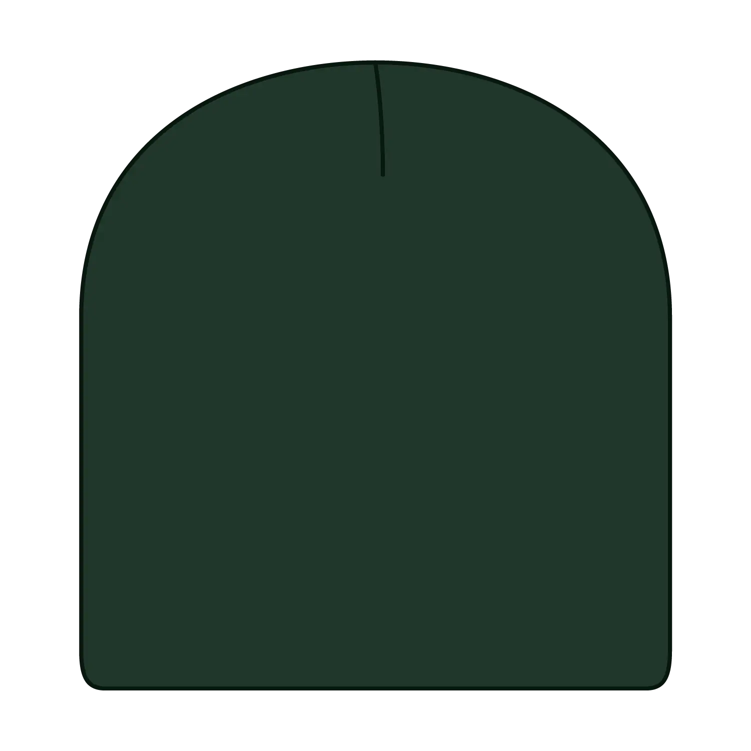 OTTO 82-1010 8’’ Classic Knit Beanie - Dk. Green - Dk. Green / 7 3/8’’ - 7 5/8’’