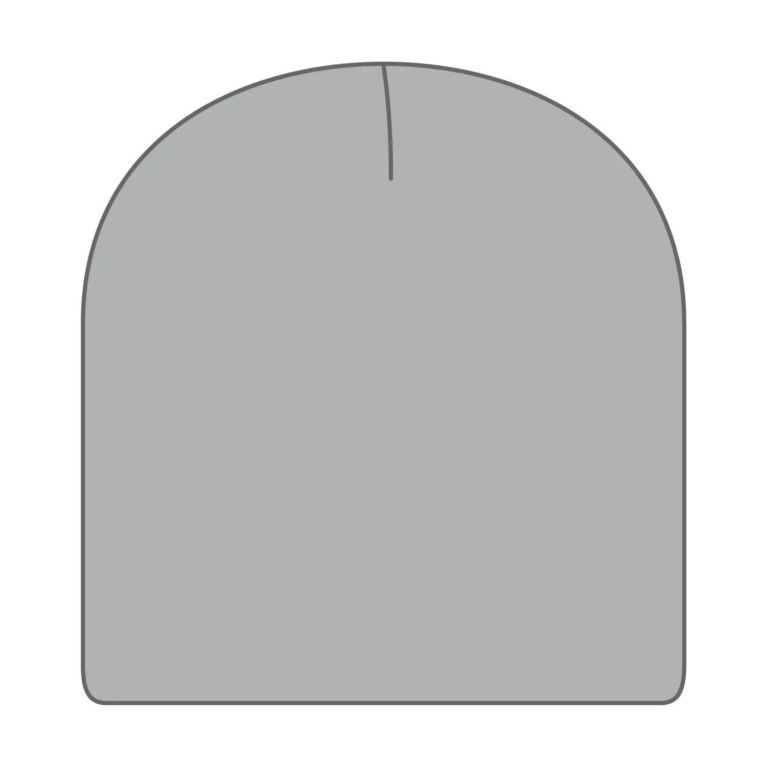 OTTO 82-1010 8’’ Classic Knit Beanie - Gray - Gray / 7 3/8’’ - 7 5/8’’