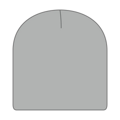 OTTO 82-1010 8’’ Classic Knit Beanie - Gray - Gray / 7 3/8’’ - 7 5/8’’
