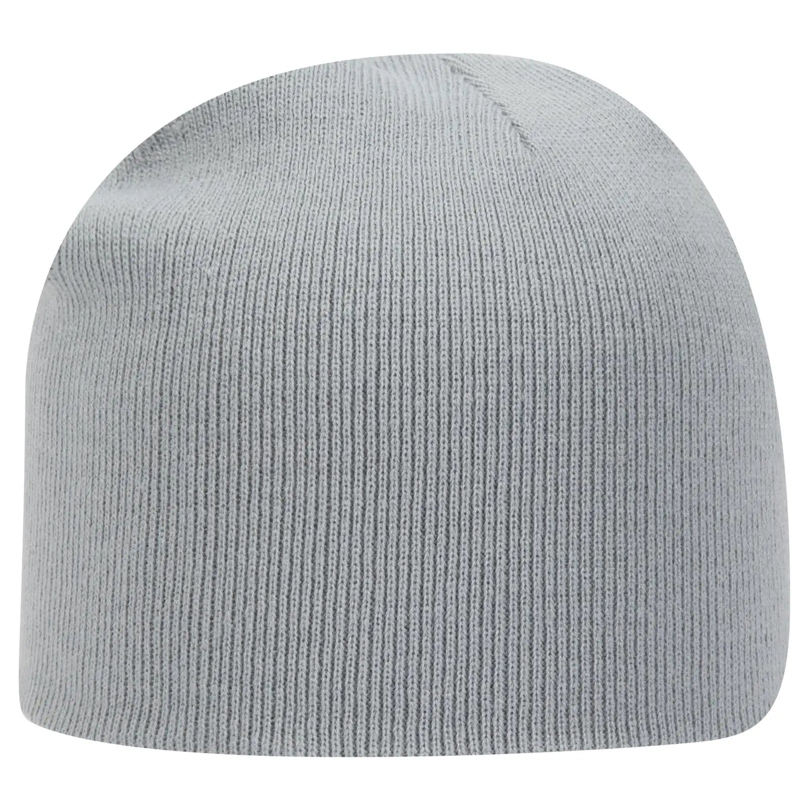 OTTO 82-1010 8’’ Classic Knit Beanie - Gray - Gray / 7 3/8’’ - 7 5/8’’