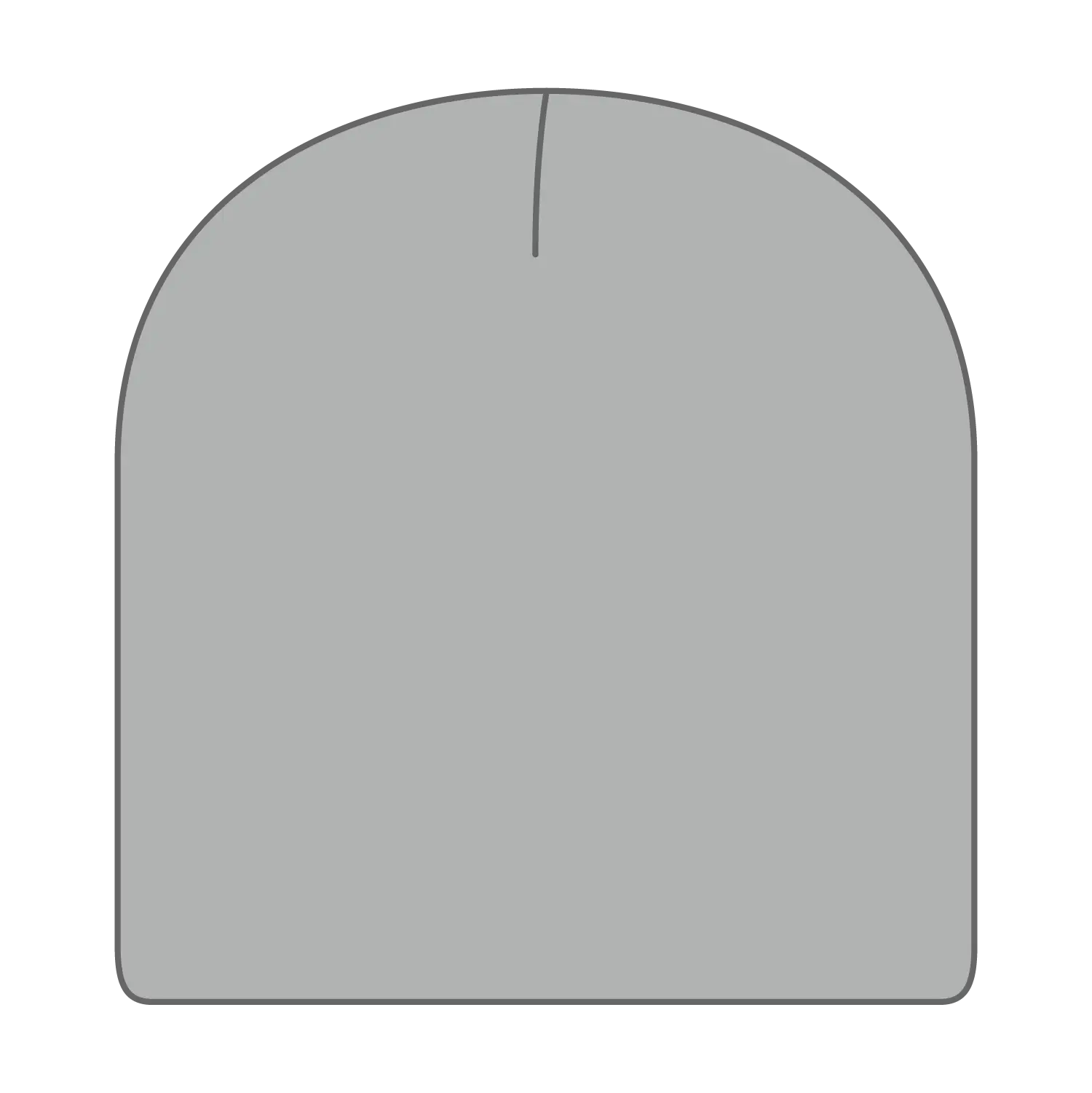 OTTO 82-1010 8’’ Classic Knit Beanie - Gray - Gray / 7 3/8’’ - 7 5/8’’