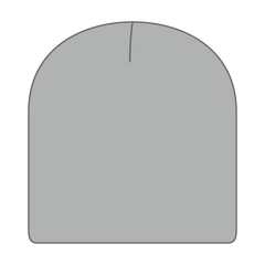 OTTO 82-1010 8’’ Classic Knit Beanie - Gray - Gray / 7 3/8’’ - 7 5/8’’