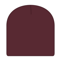 OTTO 82-1010 8’’ Classic Knit Beanie - Maroon - Maroon / 7 3/8’’ - 7 5/8’’