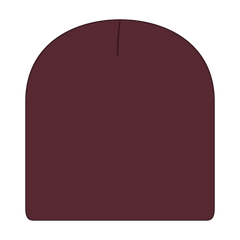 OTTO 82-1010 8’’ Classic Knit Beanie - Maroon - Maroon / 7 3/8’’ - 7 5/8’’