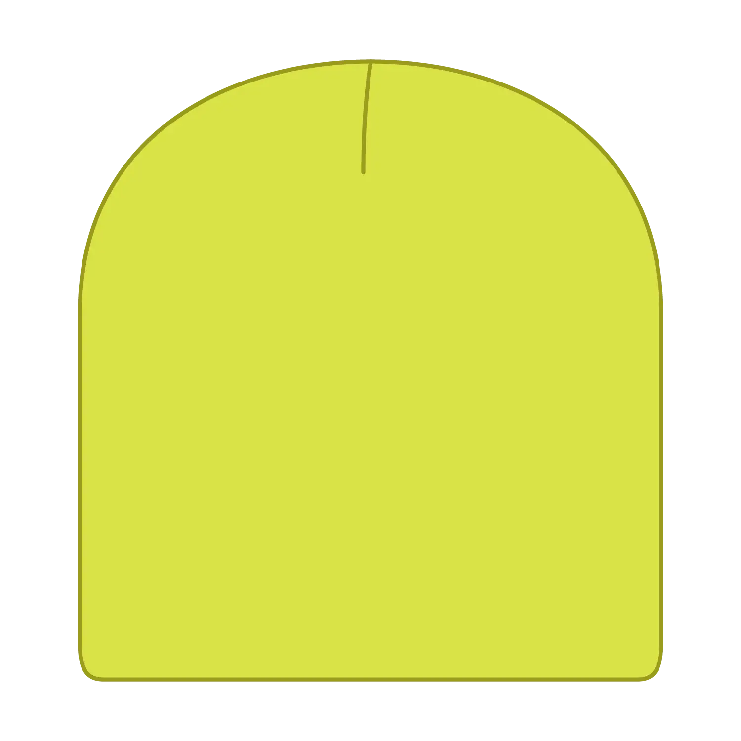 OTTO 82-1010 8’’ Classic Knit Beanie - N. Yellow - N. Yellow / 7 3/8’’ - 7 5/8’’