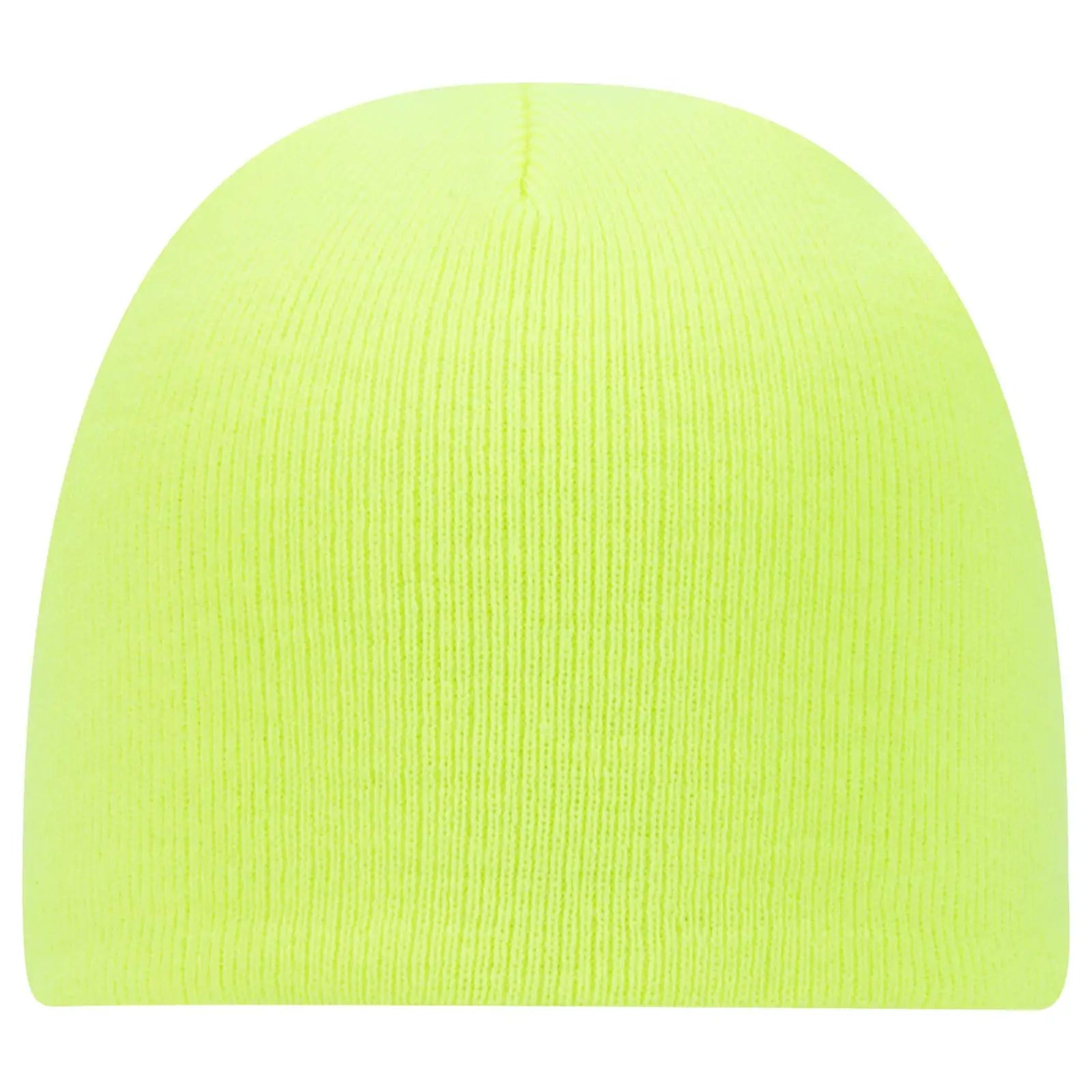OTTO 82-1010 8’’ Classic Knit Beanie - N. Yellow - N. Yellow / 7 3/8’’ - 7 5/8’’