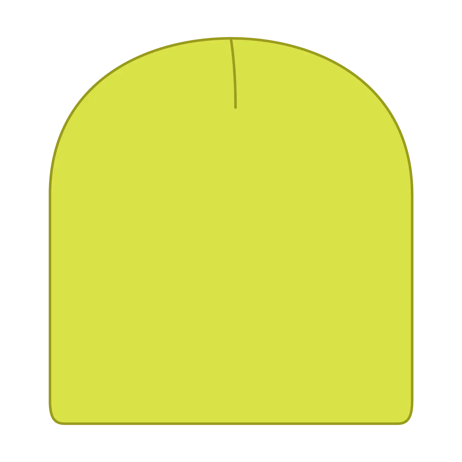 OTTO 82-1010 8’’ Classic Knit Beanie - N. Yellow - N. Yellow / 7 3/8’’ - 7 5/8’’