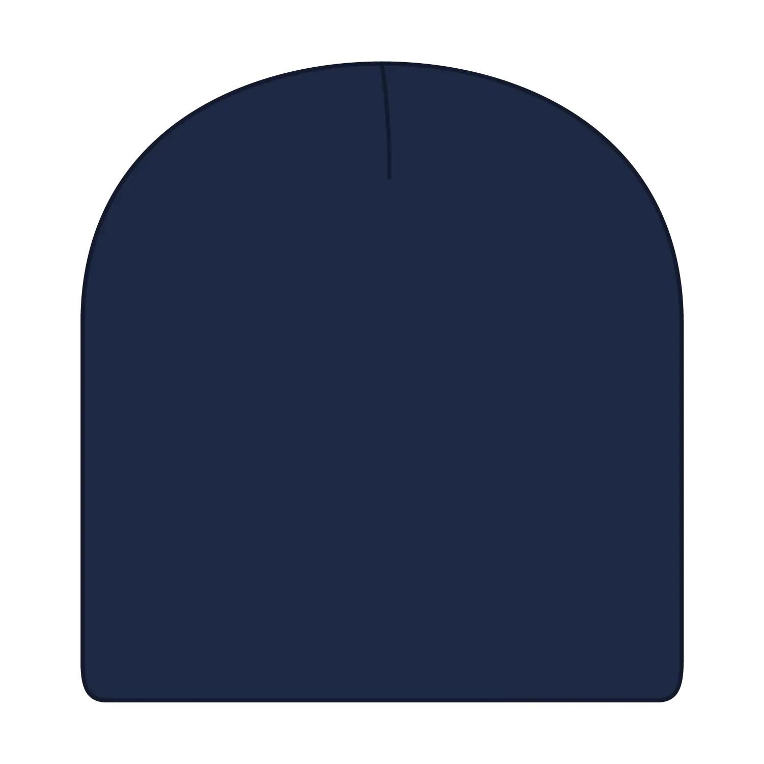 OTTO 82-1010 8’’ Classic Knit Beanie - Navy - Navy / 7 3/8’’ - 7 5/8’’