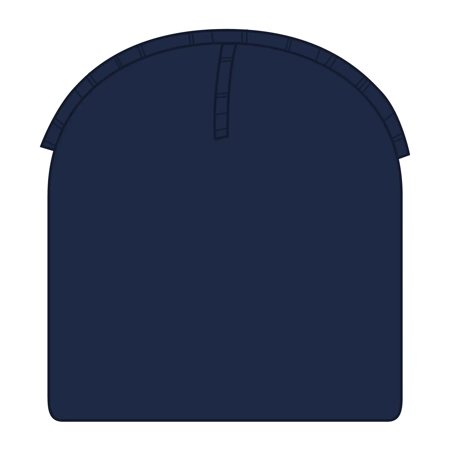 OTTO 82-1010 8’’ Classic Knit Beanie - Navy - Navy / 7 3/8’’ - 7 5/8’’