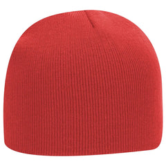 OTTO 82-1010 8’’ Classic Knit Beanie - Red - Red / 7 3/8’’ - 7 5/8’’