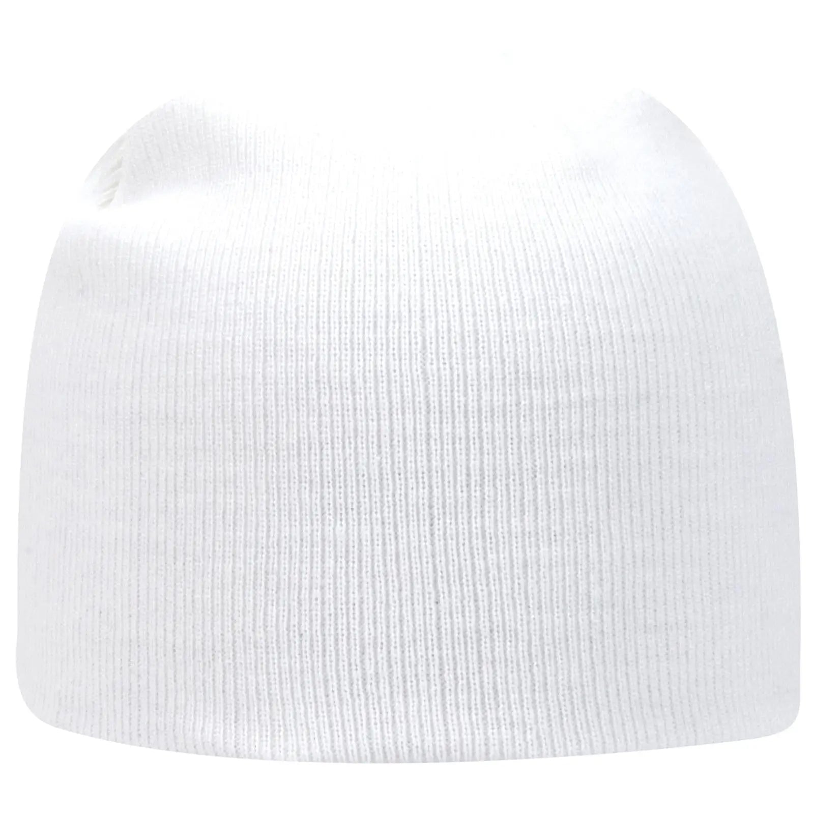 OTTO 82-1010 8’’ Classic Knit Beanie - White - White / 7 3/8’’ - 7 5/8’’