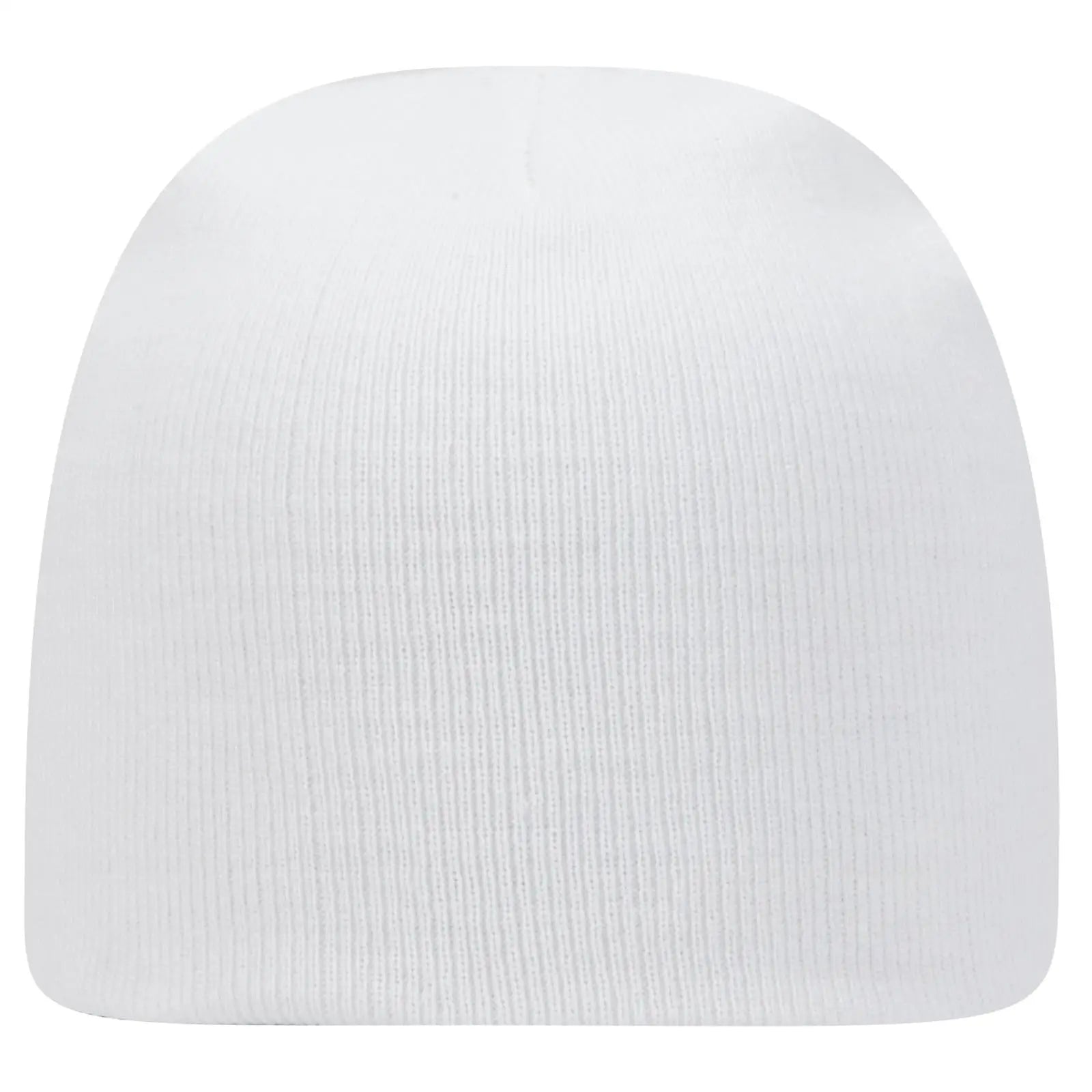 OTTO 82-1010 8’’ Classic Knit Beanie - White - White / 7 3/8’’ - 7 5/8’’