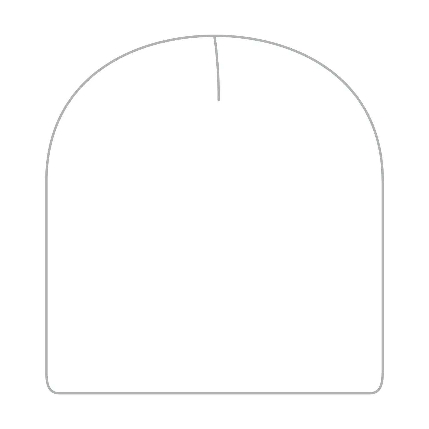 OTTO 82-1010 8’’ Classic Knit Beanie - White - White / 7 3/8’’ - 7 5/8’’