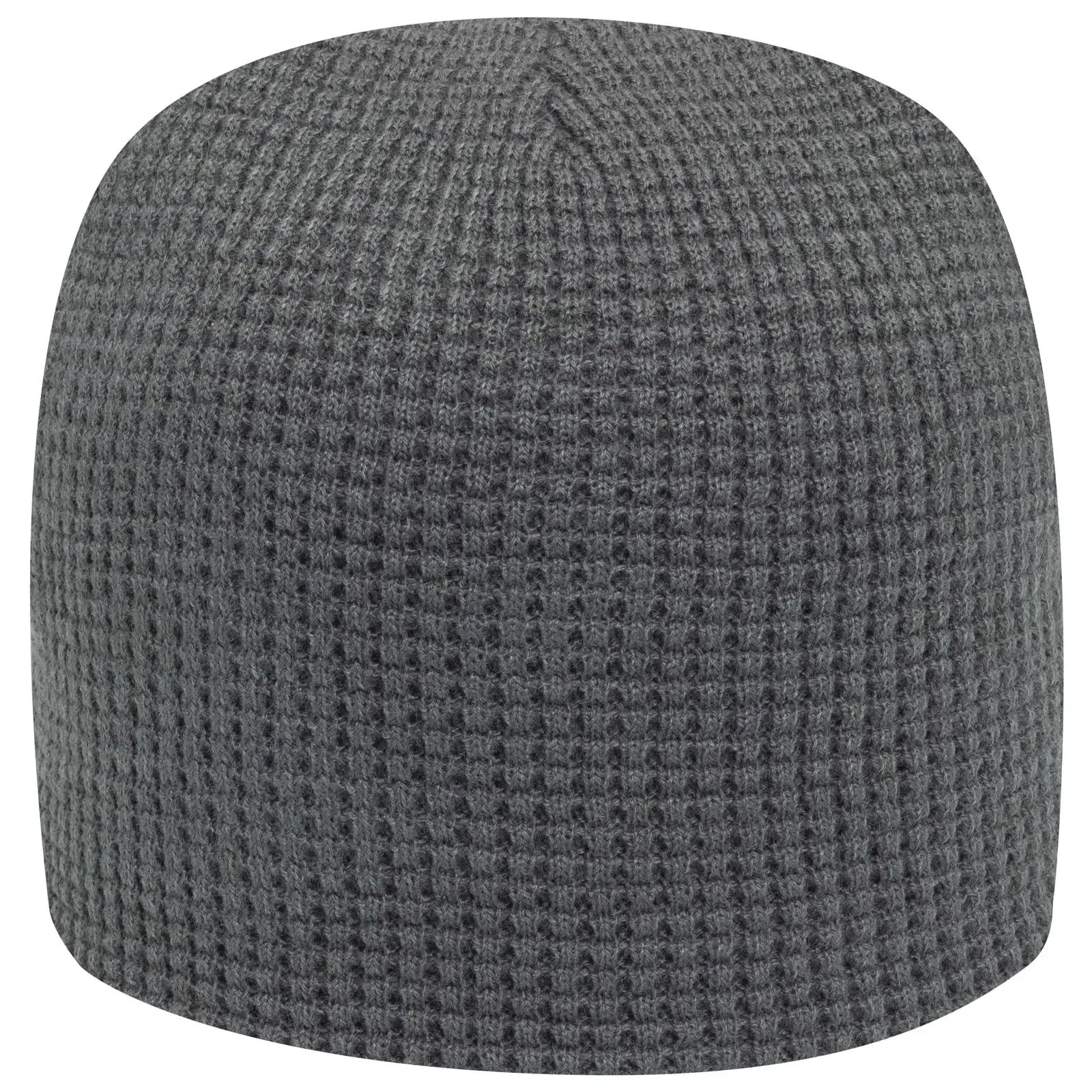 OTTO 82-1068 8’’ Waffle Rib Knit Beanie - Char. Gray - Char. Gray / 7 3/8’’ - 7 5/8’’