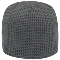OTTO 82-1068 8’’ Waffle Rib Knit Beanie - Char. Gray - Char. Gray / 7 3/8’’ - 7 5/8’’