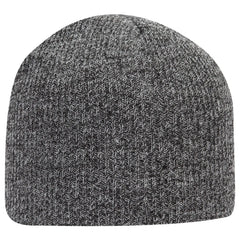 OTTO 82-1173 9 1/2’’ Premium Rib Knit Beanie - Blk/Wht - Blk/Wht / 6 1/2’’ - 7 5/8’’