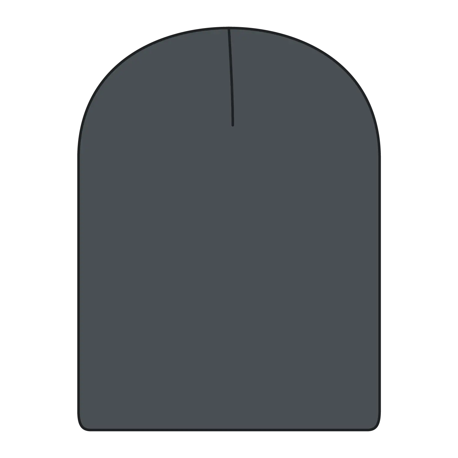 OTTO 82-1173 9 1/2’’ Premium Rib Knit Beanie - Char. Gray - Char. Gray / 6 1/2’’ - 7 5/8’’
