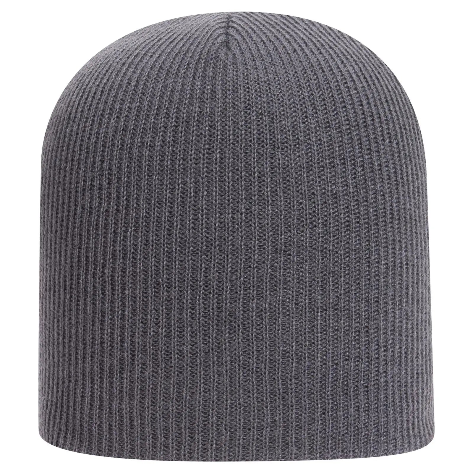 OTTO 82-1173 9 1/2’’ Premium Rib Knit Beanie - Char. Gray - Char. Gray / 6 1/2’’ - 7 5/8’’