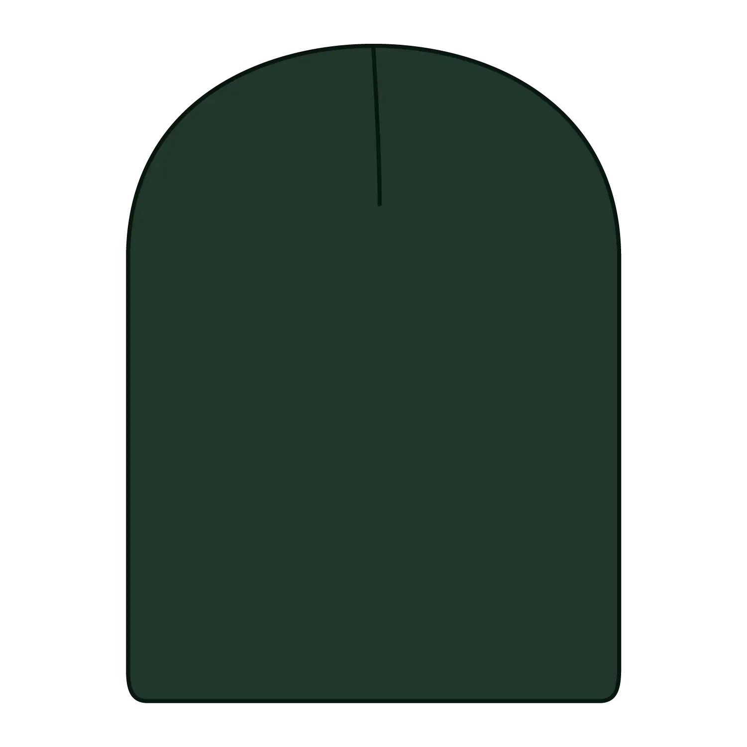 OTTO 82-1173 9 1/2’’ Premium Rib Knit Beanie - Dk. Green - Dk. Green / 6 1/2’’ - 7 5/8’’