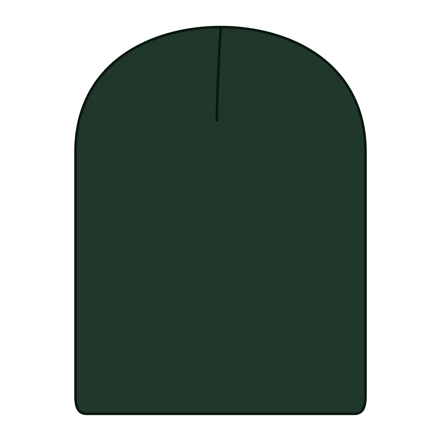 OTTO 82-1173 9 1/2’’ Premium Rib Knit Beanie - Dk. Green - Dk. Green / 6 1/2’’ - 7 5/8’’