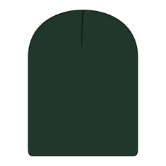 OTTO 82-1173 9 1/2’’ Premium Rib Knit Beanie - Dk. Green - Dk. Green / 6 1/2’’ - 7 5/8’’