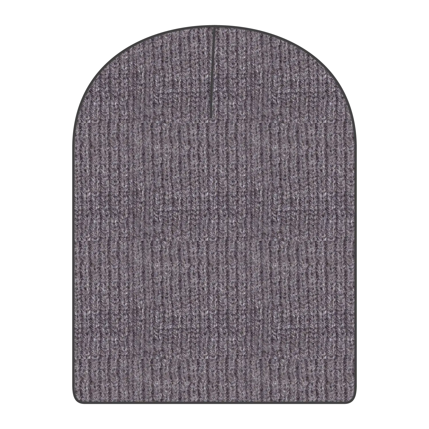 OTTO 82-1173 9 1/2’’ Premium Rib Knit Beanie - Heath. Gray - Heath. Gray / 6 1/2’’ - 7 5/8’’