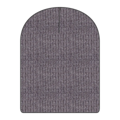 OTTO 82-1173 9 1/2’’ Premium Rib Knit Beanie - Heath. Gray - Heath. Gray / 6 1/2’’ - 7 5/8’’