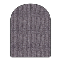 OTTO 82-1173 9 1/2’’ Premium Rib Knit Beanie - Heath. Gray - Heath. Gray / 6 1/2’’ - 7 5/8’’