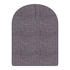 OTTO 82-1173 9 1/2’’ Premium Rib Knit Beanie - Heath. Gray - Heath. Gray / 6 1/2’’ - 7 5/8’’