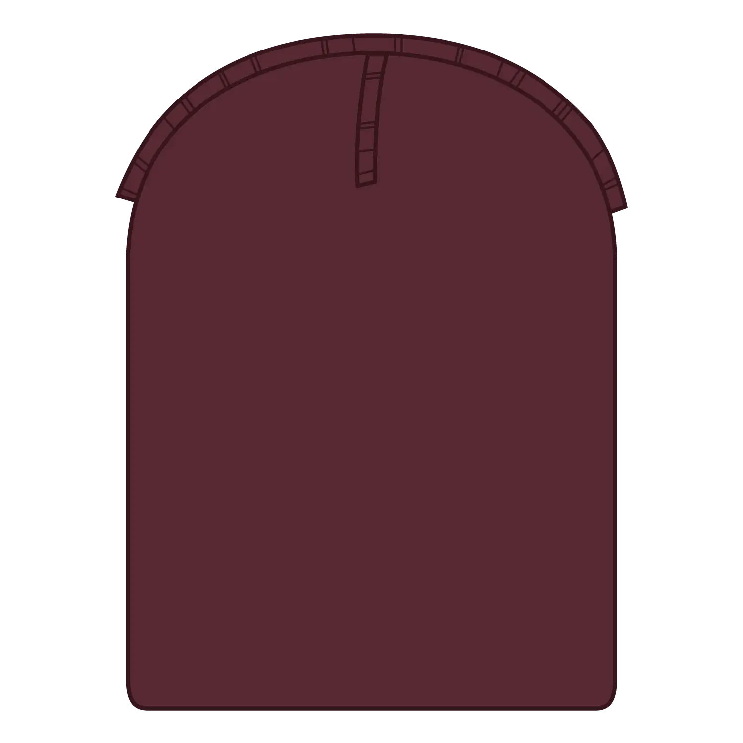 OTTO 82-1173 9 1/2’’ Premium Rib Knit Beanie - Maroon - Maroon / 6 1/2’’ - 7 5/8’’