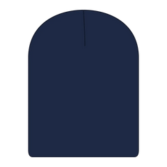 OTTO 82-1173 9 1/2’’ Premium Rib Knit Beanie - Navy - Navy / 6 1/2’’ - 7 5/8’’