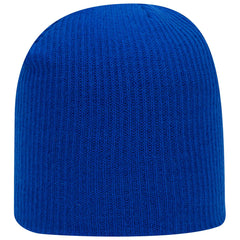 OTTO 82-1173 9 1/2’’ Premium Rib Knit Beanie - Royal - Royal / 6 1/2’’ - 7 5/8’’