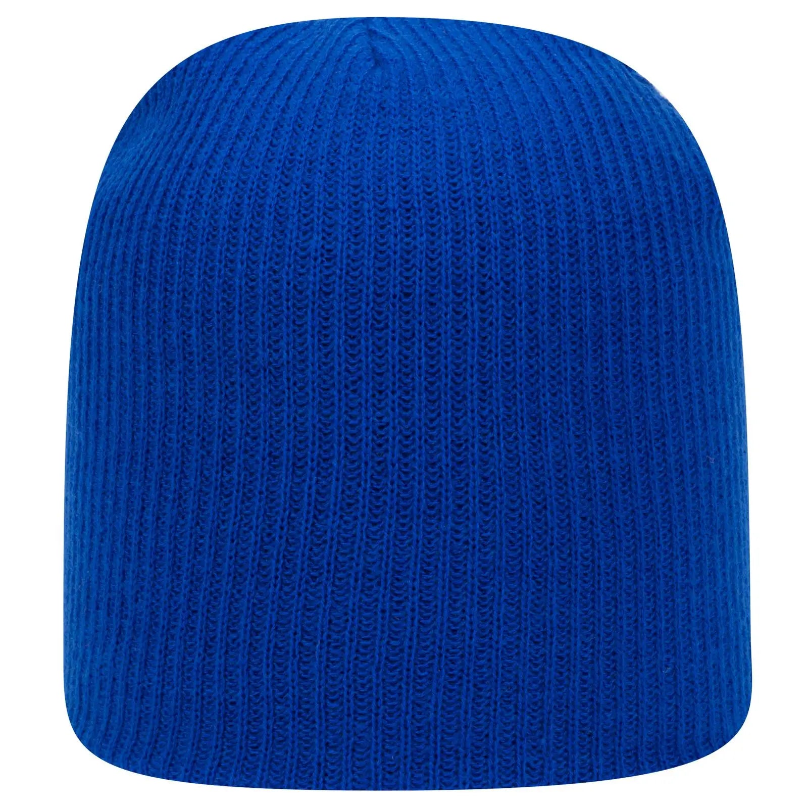 OTTO 82-1173 9 1/2’’ Premium Rib Knit Beanie - Royal - Royal / 6 1/2’’ - 7 5/8’’