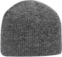 OTTO 82-1173 Super Soft Acrylic Knit Beanie - Black White - Black White / One Size Fits Most